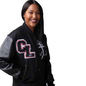 Ladies Christ Life Letterman Jacket